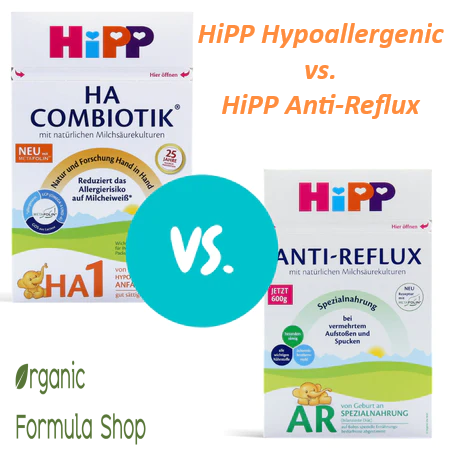 HiPP Hypoallergenic vs. HiPP Anti-Reflux