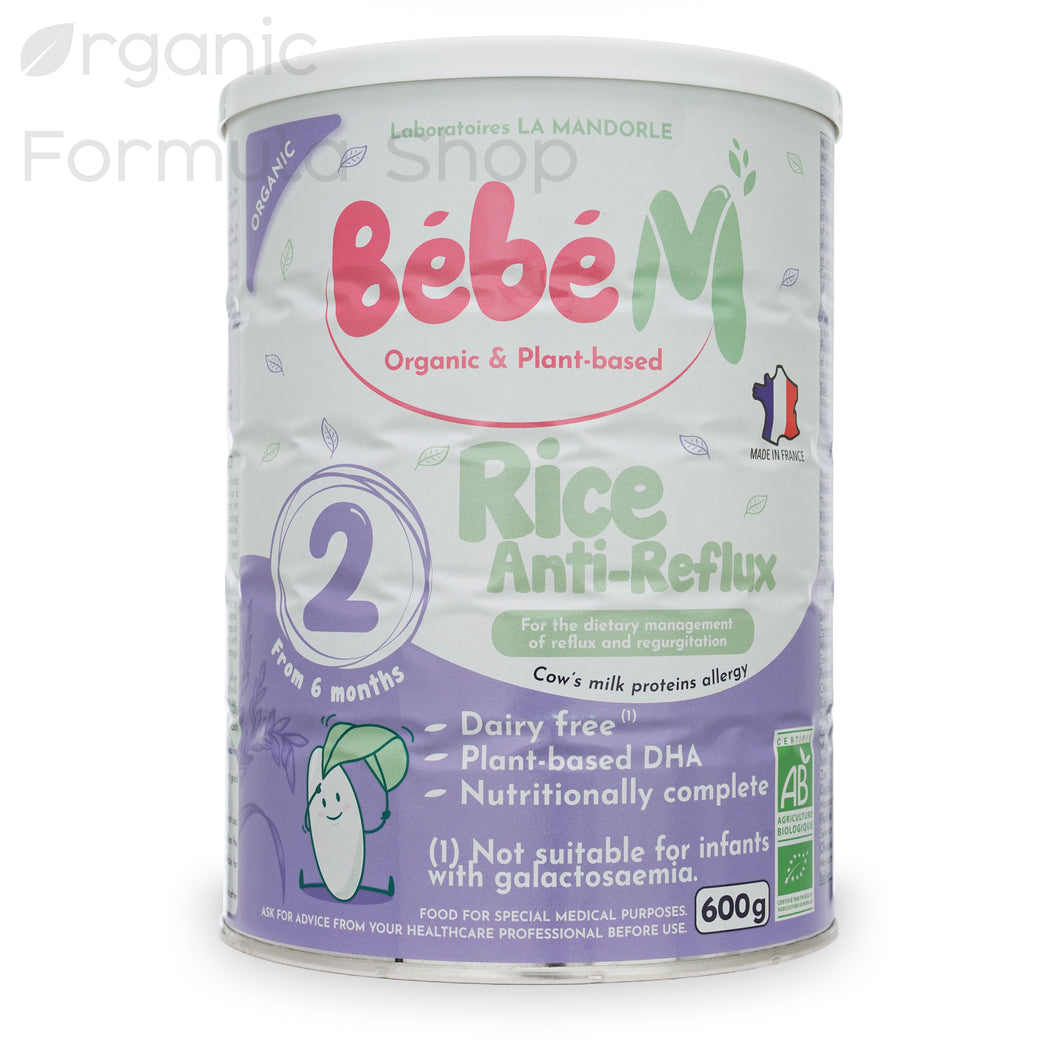 Bébé M Organic Rice Anti-Reflux (AR) - Stage 2