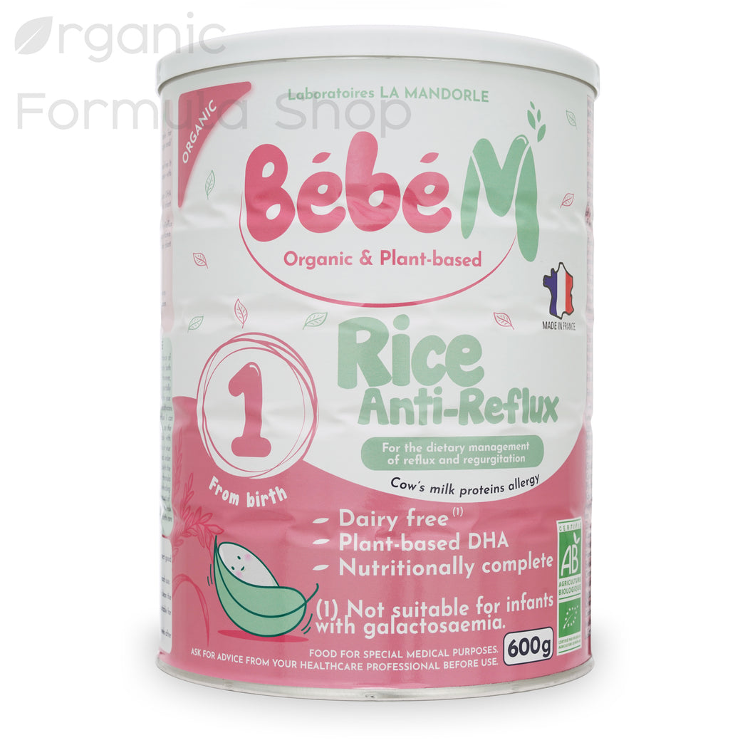 Bébé M Organic Rice Anti-Reflux (AR) - Stage 1