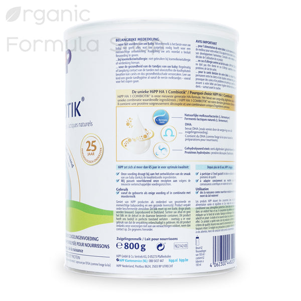 Load image into Gallery viewer, HiPP Hydrolyzed Dutch Formula - Stage 1