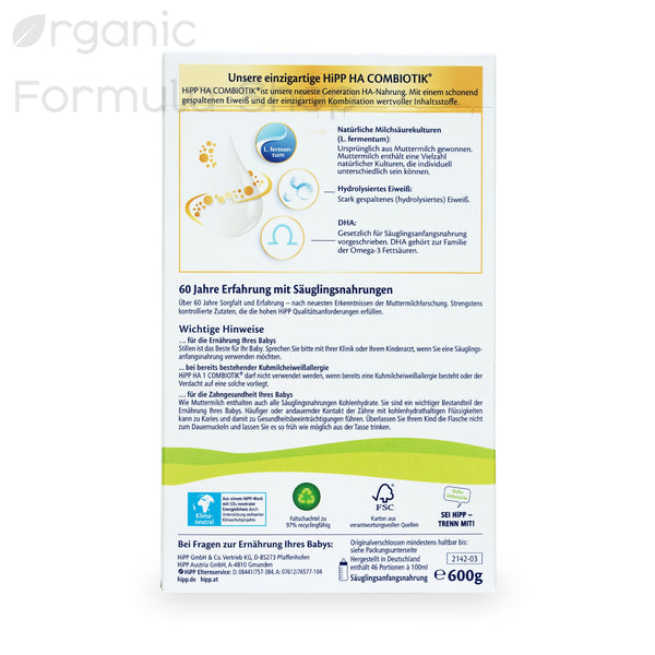 Load image into Gallery viewer, HiPP Hydrolyzed Formula - Stage 1