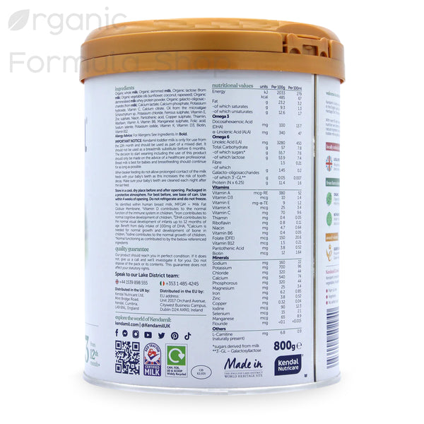 Load image into Gallery viewer, Kendamil UK Organic Cow Formula - Stage 3