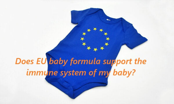 Does EU-made baby formula support the immune system of my baby?