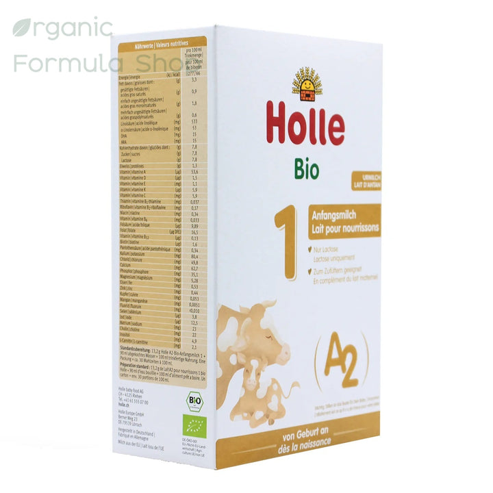 Holle A2 Organic Cow Formula - Stage 1