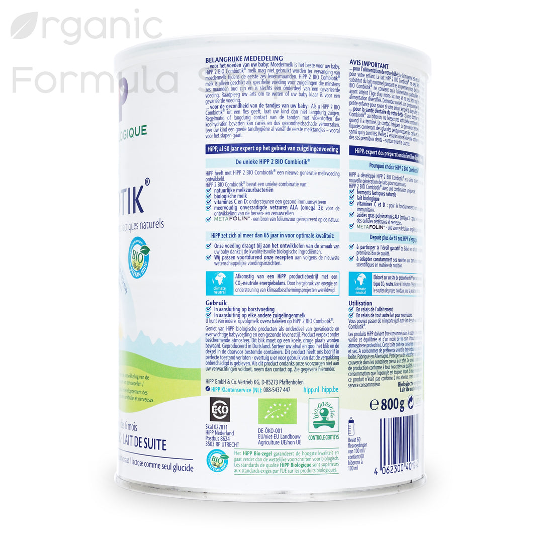 Hipp Dutch Organic Formula - Stage 2