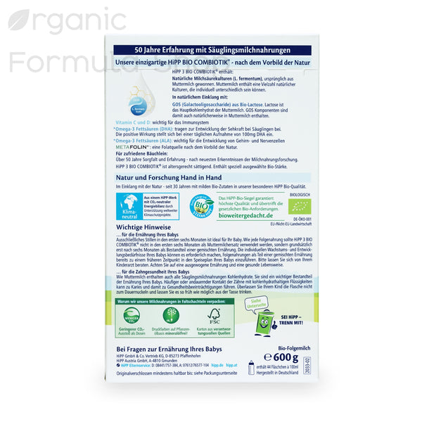 Load image into Gallery viewer, HiPP German Organic Formula - Stage 3
