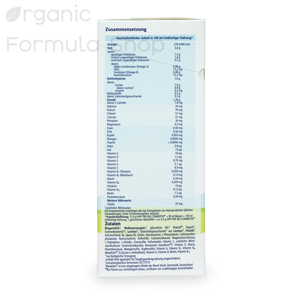Load image into Gallery viewer, HiPP German Organic Formula - Stage Pre
