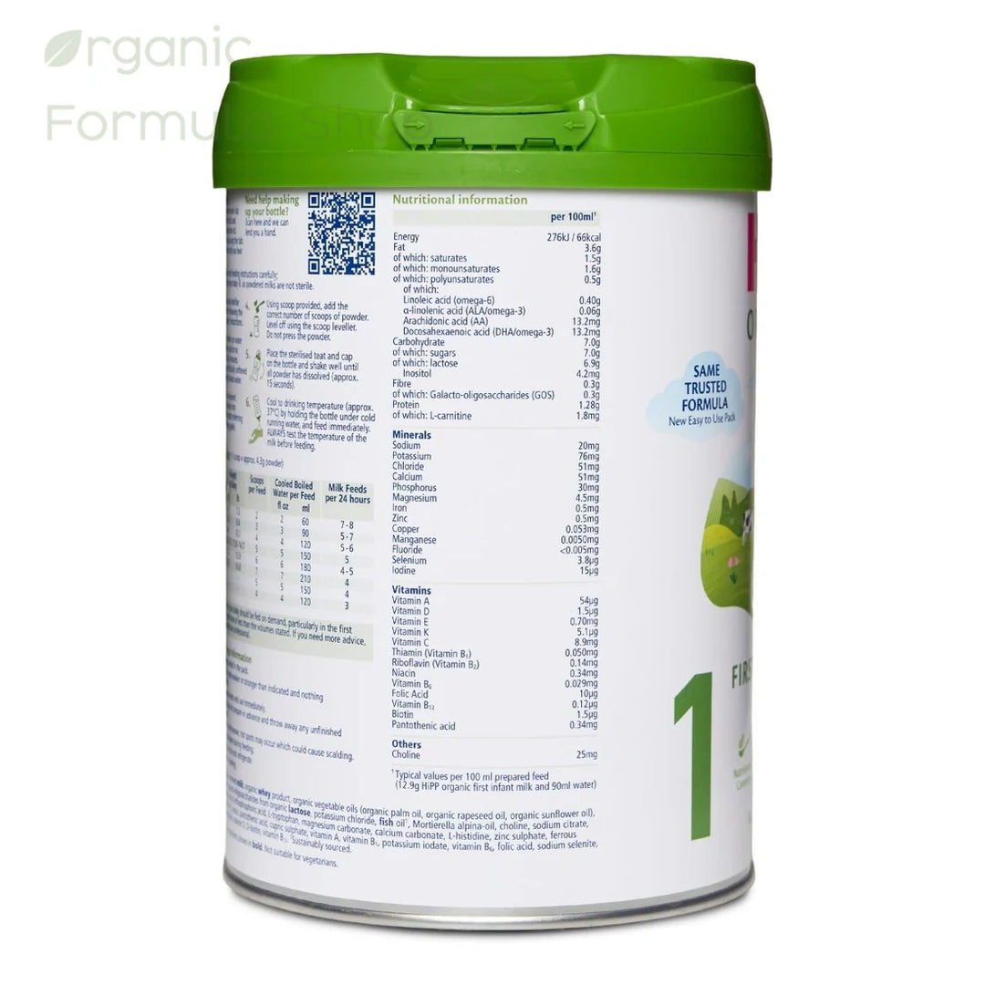 HiPP UK Organic Formula - Stage 1
