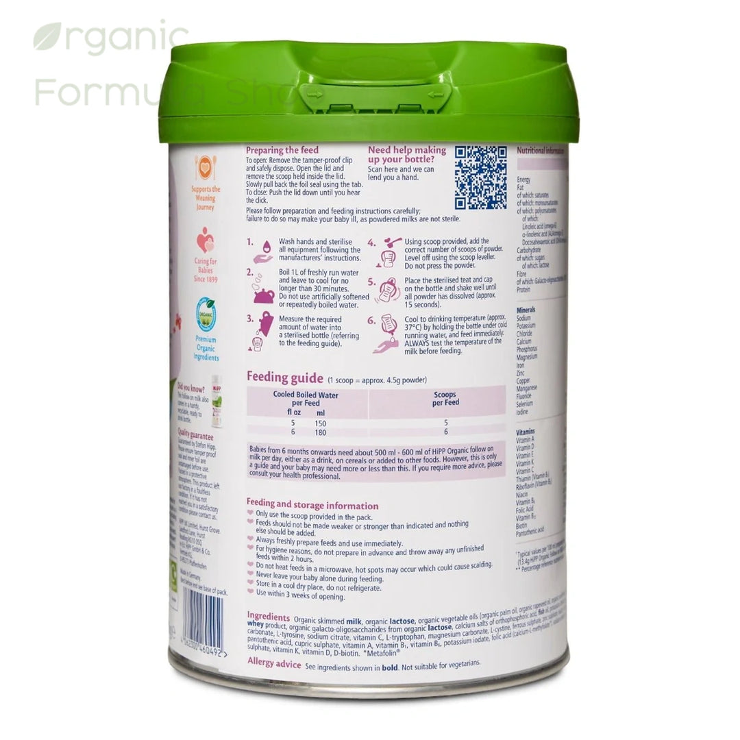 HiPP UK Organic Formula - Stage 2