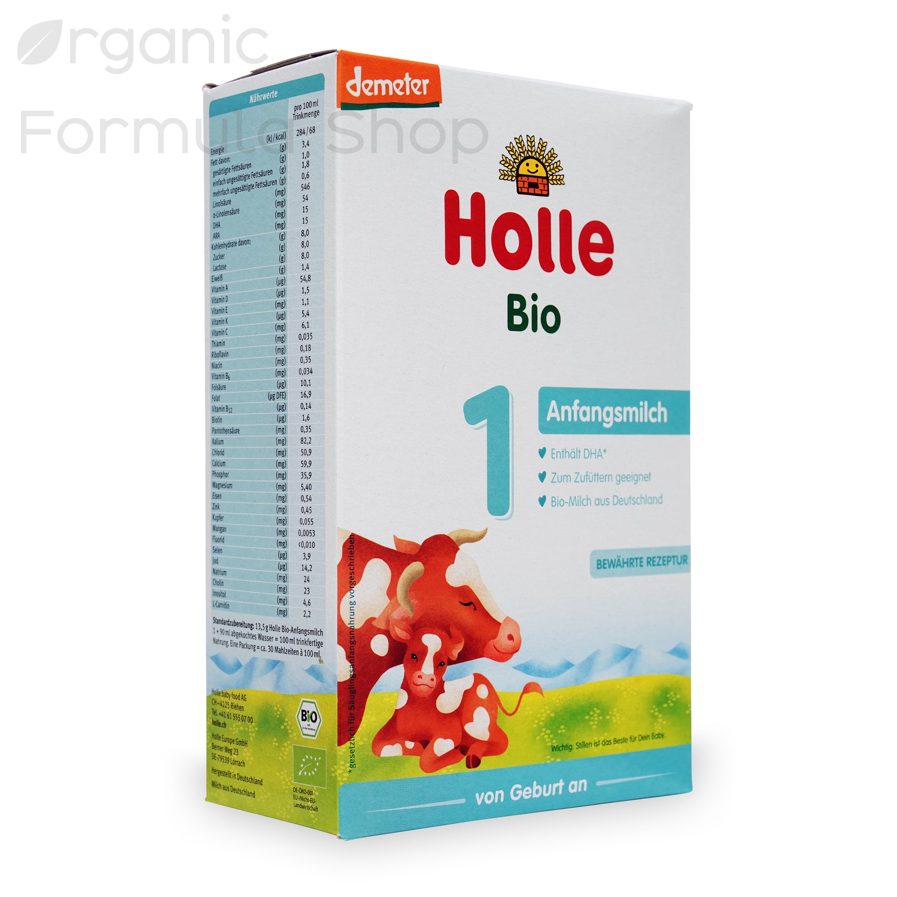 Holle Cow Stage 1 Organic Formula | Organic Formula Shop