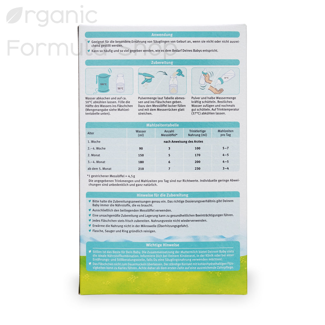 Holle Organic Baby Formula - Stage 1