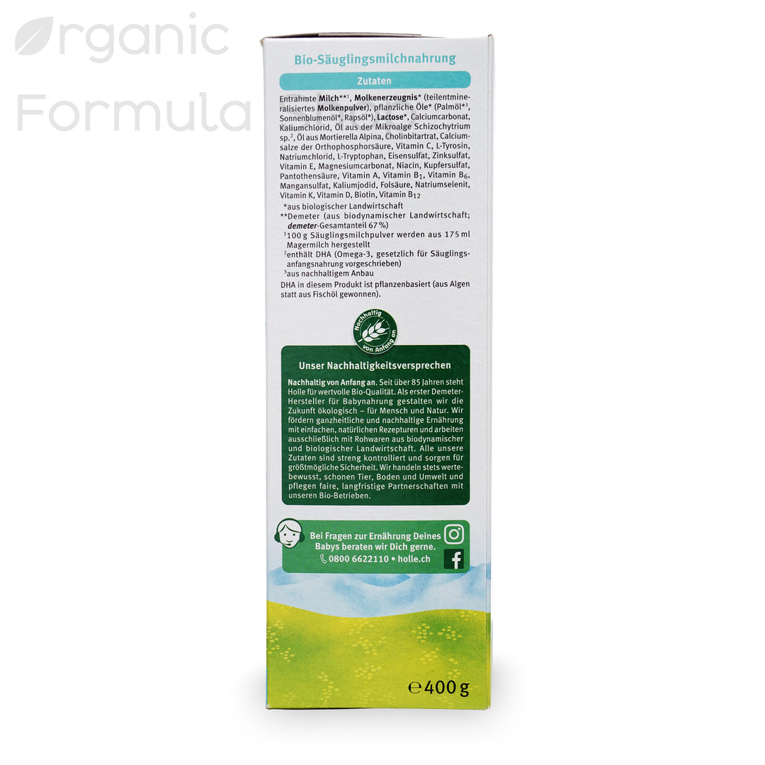 Holle Organic Baby Formula - Stage 1