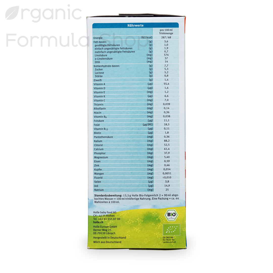 Holle Organic Baby Formula - Stage 2