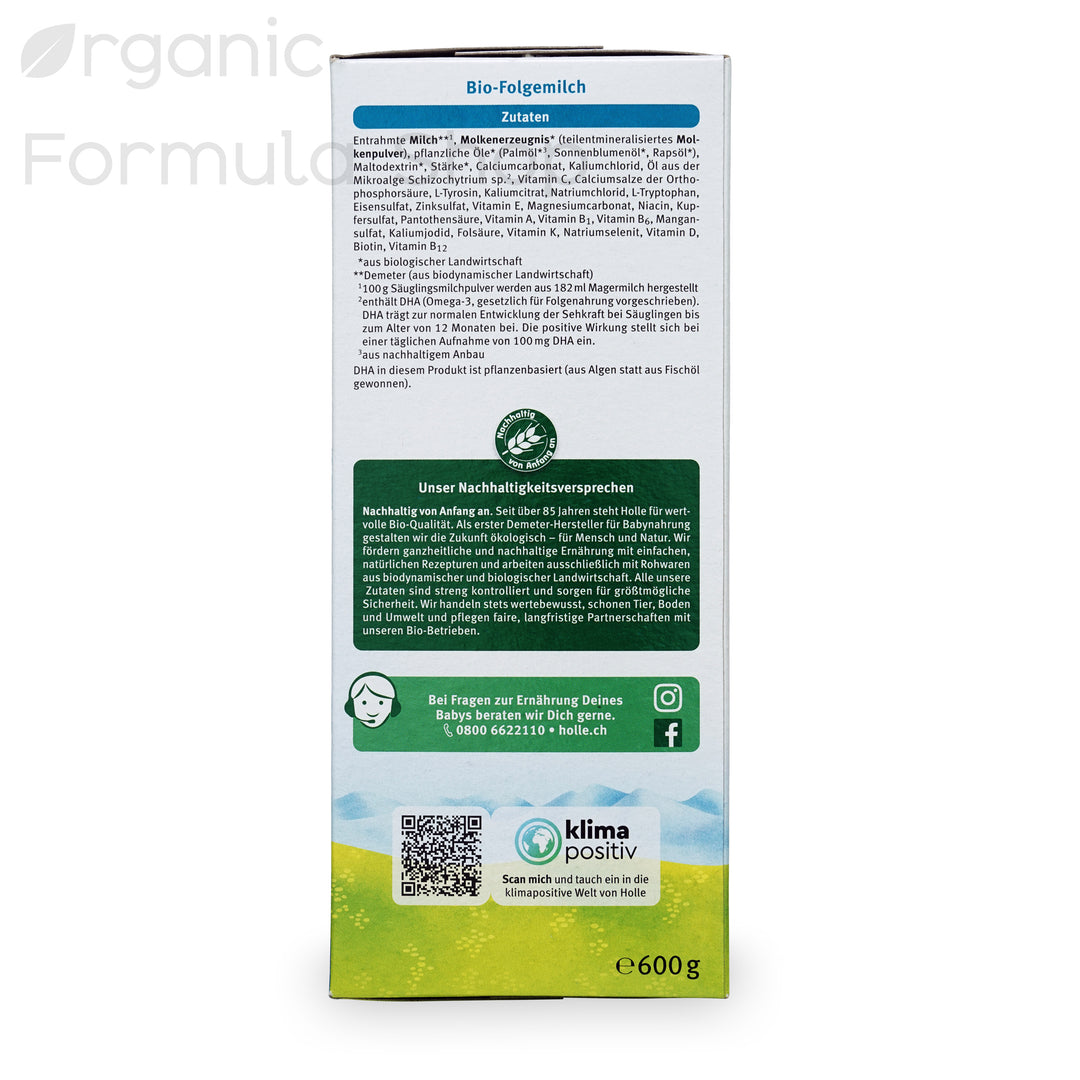 Holle Organic Baby Formula - Stage 2