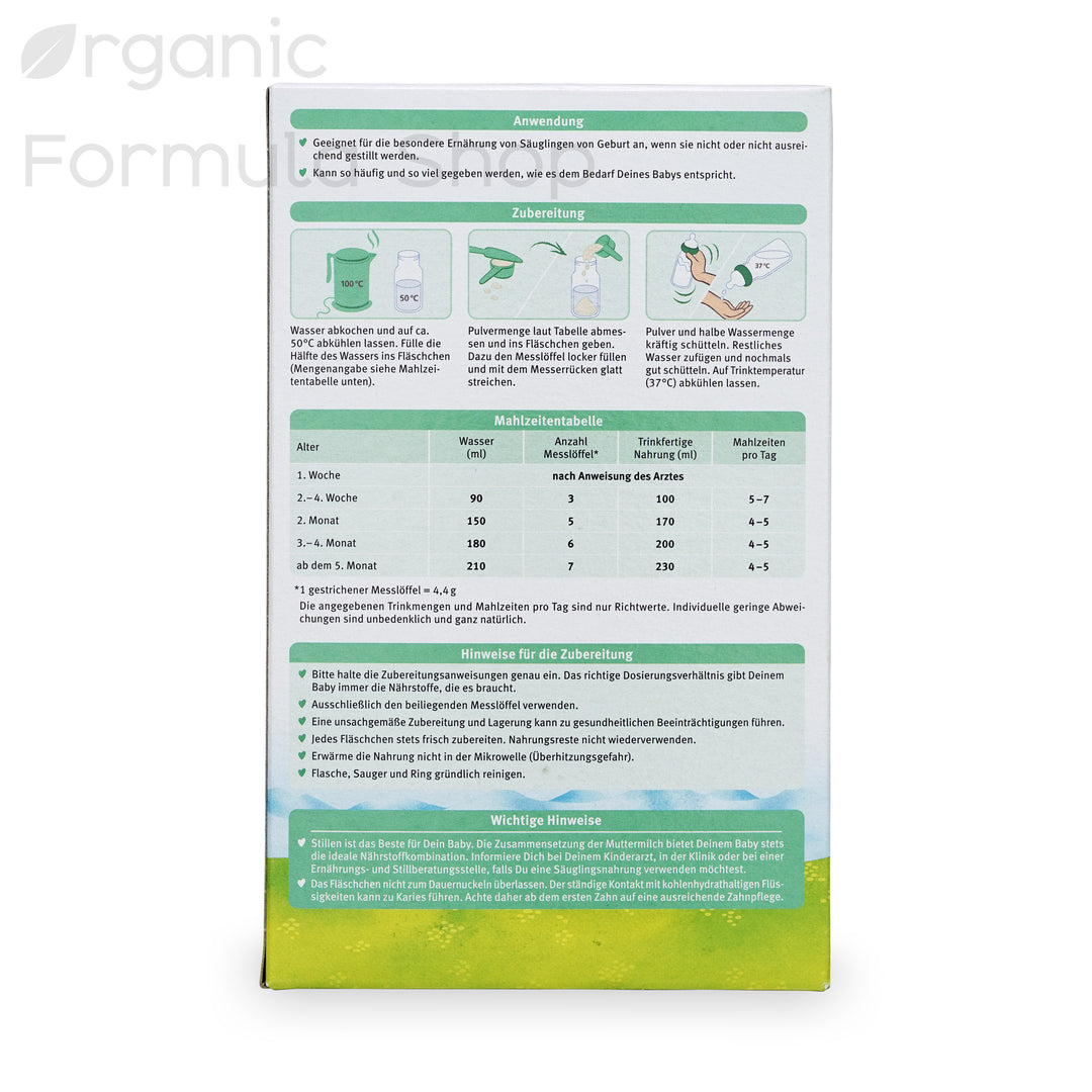 Holle Organic Goat Formula - Stage Pre