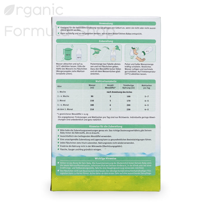 Holle Organic Goat Formula - Stage Pre