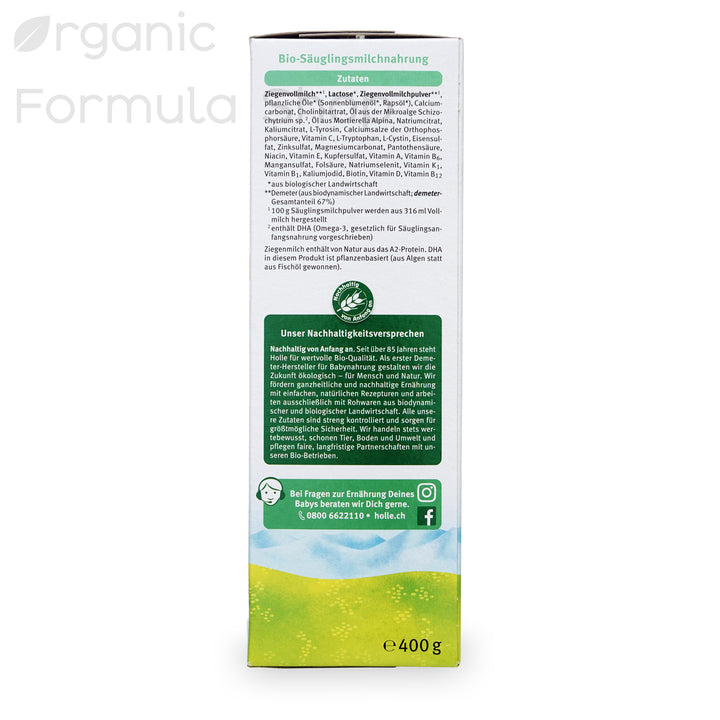 Holle Organic Goat Formula - Stage Pre