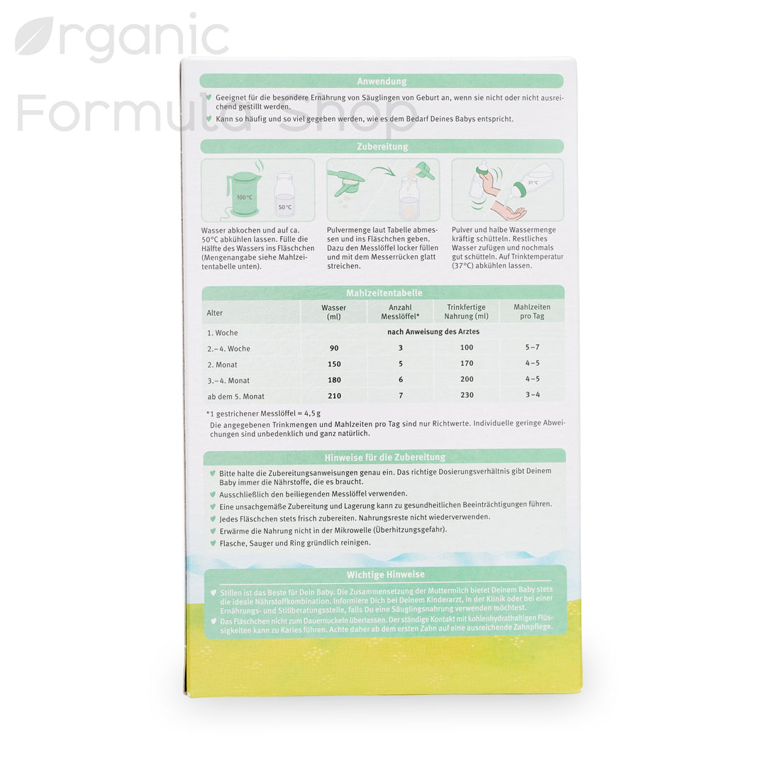 Holle Organic Goat Formula - Stage 1