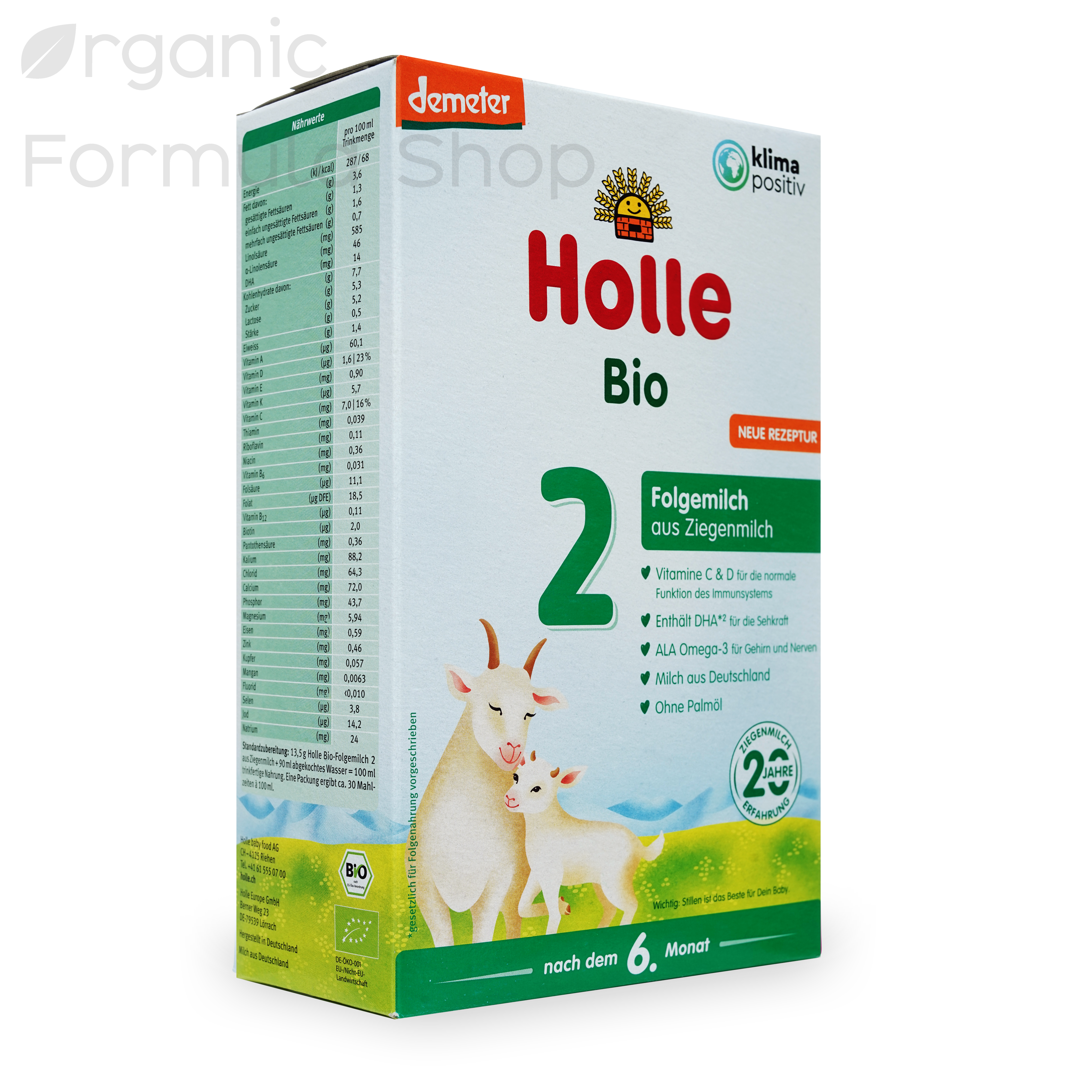 Holle Organic Goat Formula Stage