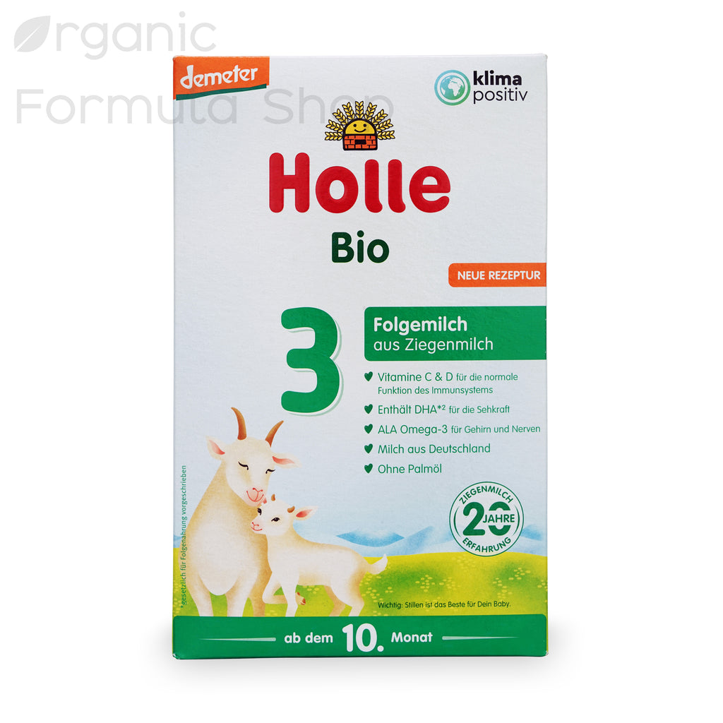 【365日即出荷！】Holle(ホレ) Bio STEP3（10ヶ月〜）3箱 HolleGoatStage3OrganicToddlerF