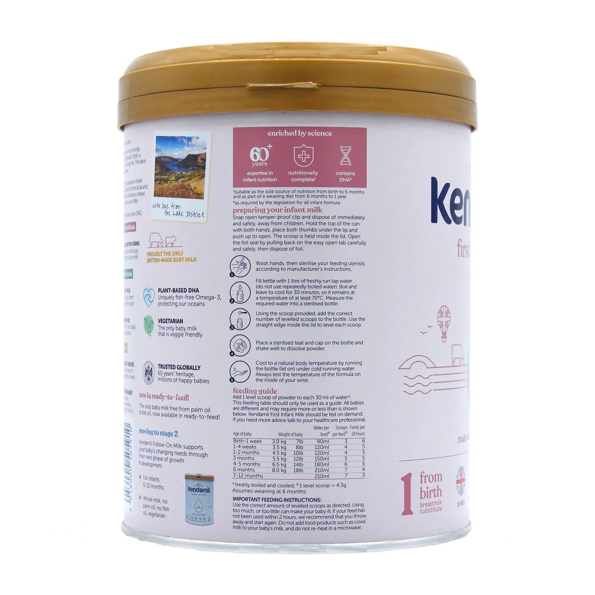 Kendamil Nhs Guide To Bottle Feeding Cow's Milk Baby Formula