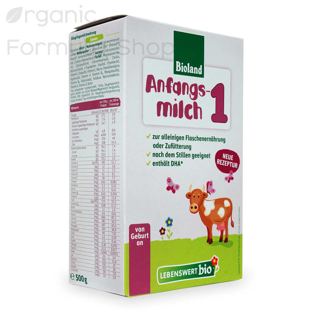 Lebenswert Organic Baby Formula Stage 1