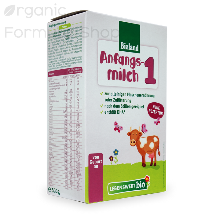 Lebenswert Organic Baby Formula Stage 1