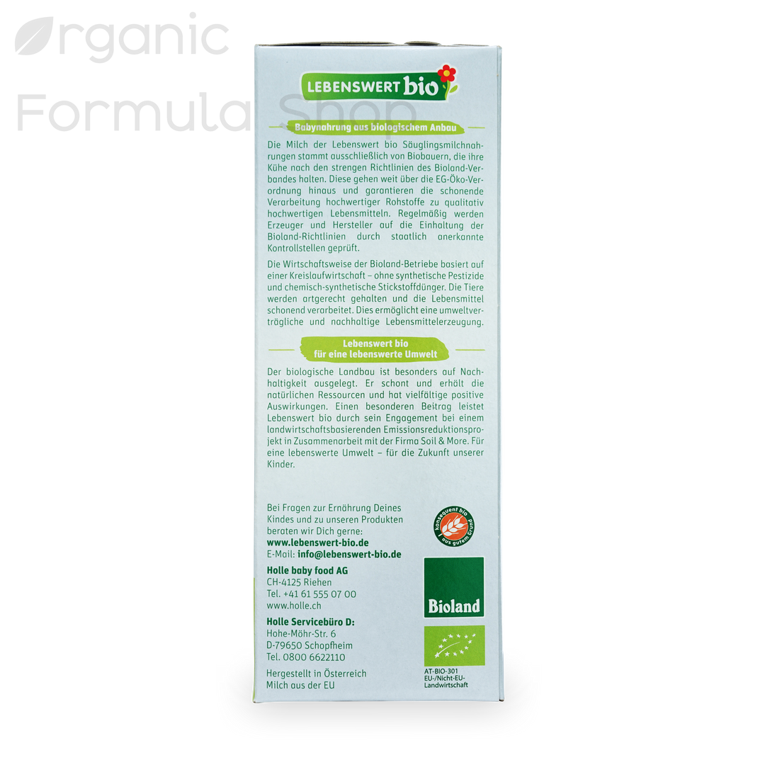 Lebenswert Organic Baby Formula Stage 2