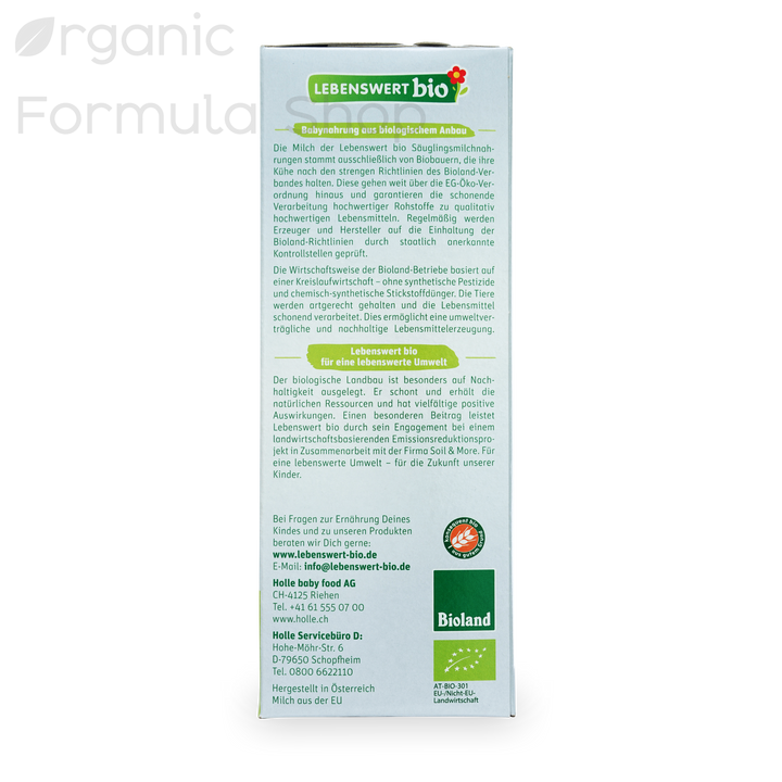 Lebenswert Organic Baby Formula Stage 2