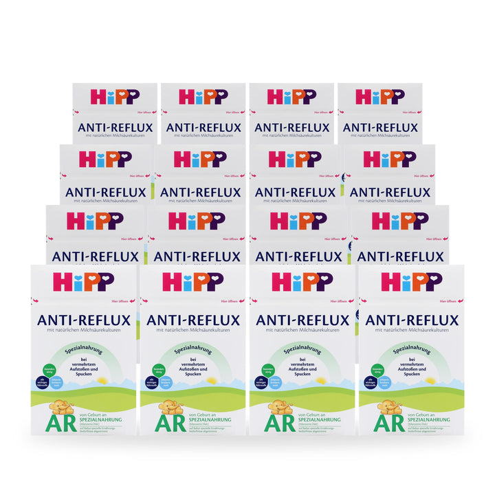 HiPP German Anti-Reflux European baby formula, 16 pack of 600g boxes, from birth, all stages
